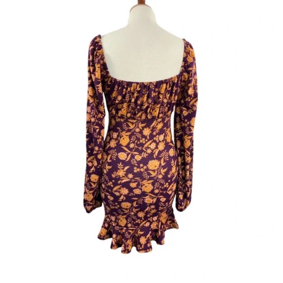 NWOT Floral flounce dress - Picture 8 of 14